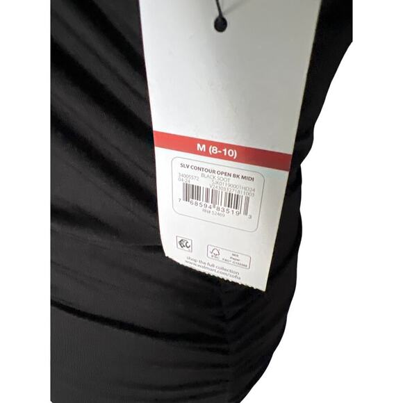 Sophia Jeans Body Con Evenings Black Dress Size M - Picture 5 of 9